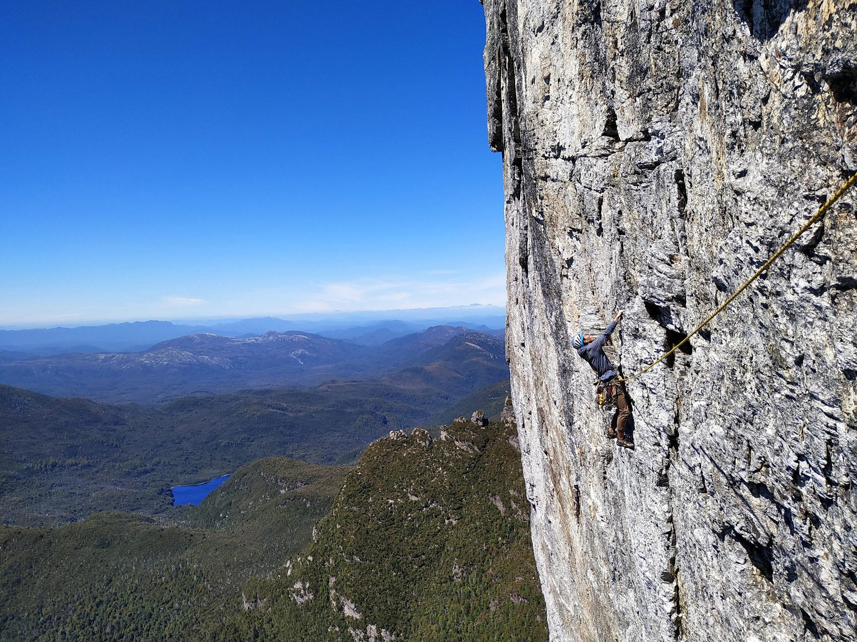 Climbing in a sea of quartzite